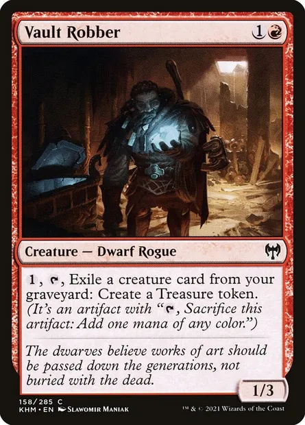 Vault Robber, Magic card KHM 158 — Kaldheim set