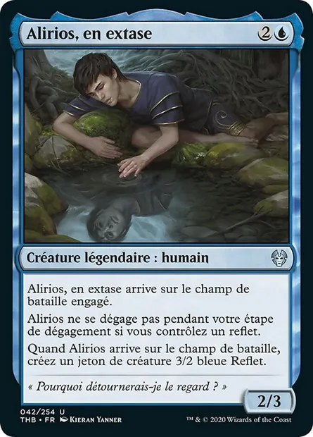 Alirios, en extase, carte Magic THB 42 — extension Theros Beyond Death
