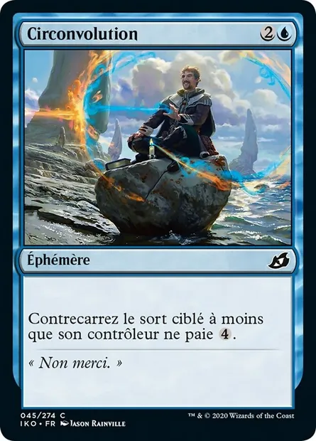 Circonvolution, carte Magic IKO 45 — extension Ikoria: Lair of Behemoths