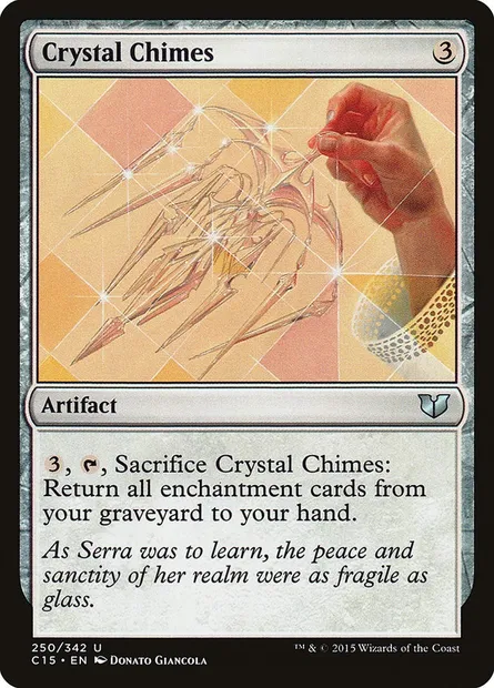 Crystal Chimes, Magic card C15 250 — Commander 2015 set