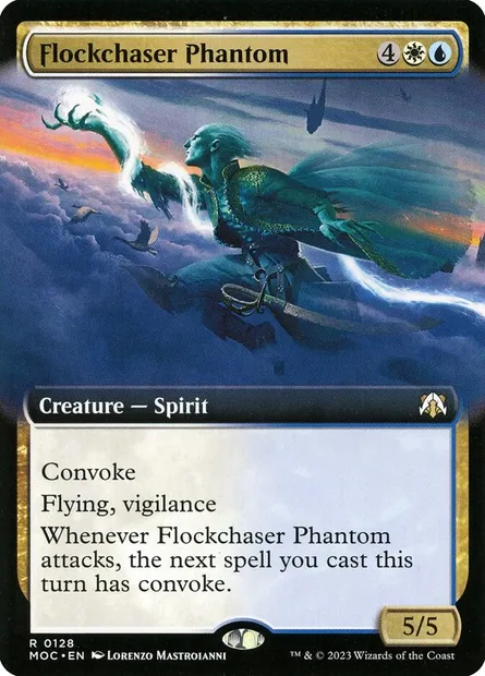 Flockchaser Phantom, Magic card MOC 128 — March of the Machine Commander set