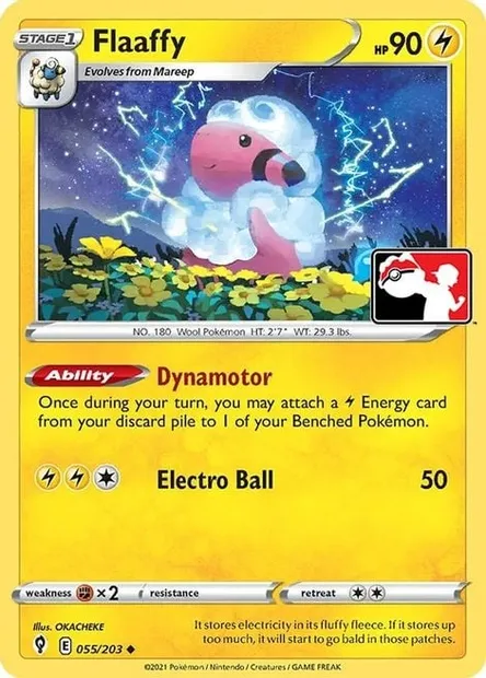Flaaffy, Pokémon card PPS 055 — Play! Pokémon Prize Pack Series set