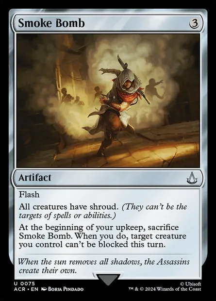 Smoke Bomb, Magic card ACR 75 — Assassin's Creed set