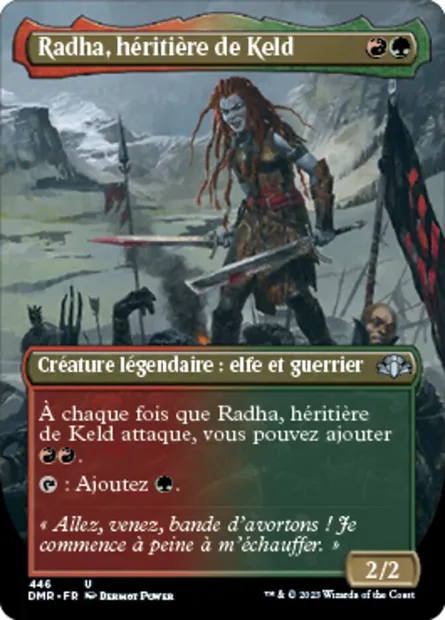 Radha, héritière de Keld, carte Magic DMR 446 — extension Dominaria Remastered