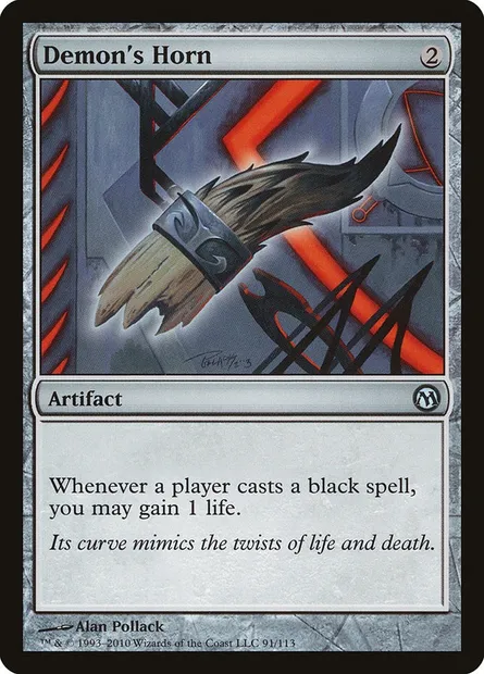 Corne de démon, carte Magic DPA 91 — extension Duels of the Planeswalkers
