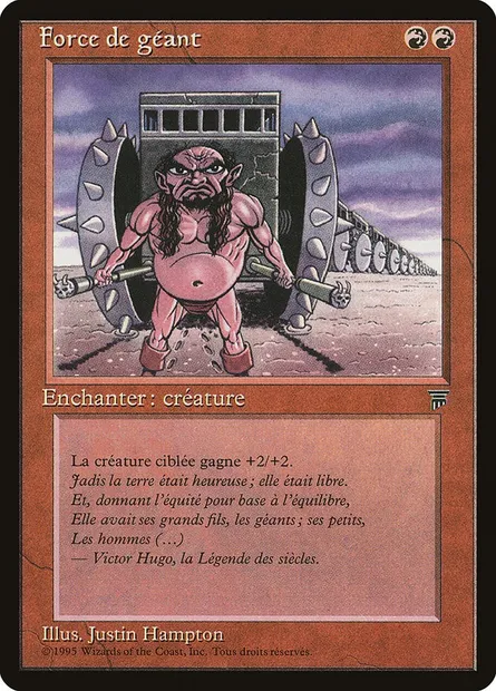 Giant Strength, Magic card REN 86 — Renaissance set
