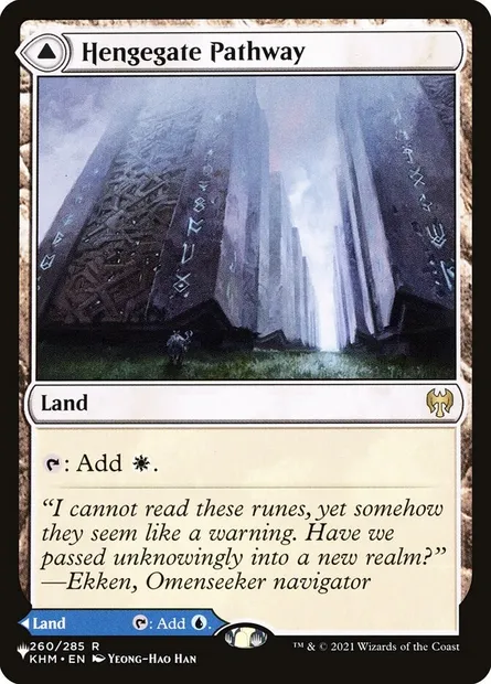 Hengegate Pathway // Mistgate Pathway, Magic card PLST KHM-260 — The List set