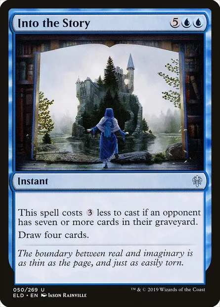 Into the Story, Magic card ELD 50 — Throne of Eldraine set