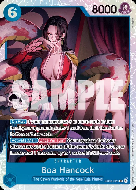 Boa Hancock, One Piece card EB03-026 — ONE PIECE HEROINES EDITION set
