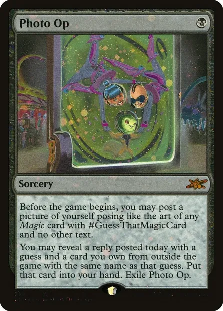 Photo Op, Magic card UNF 369 — Unfinity set