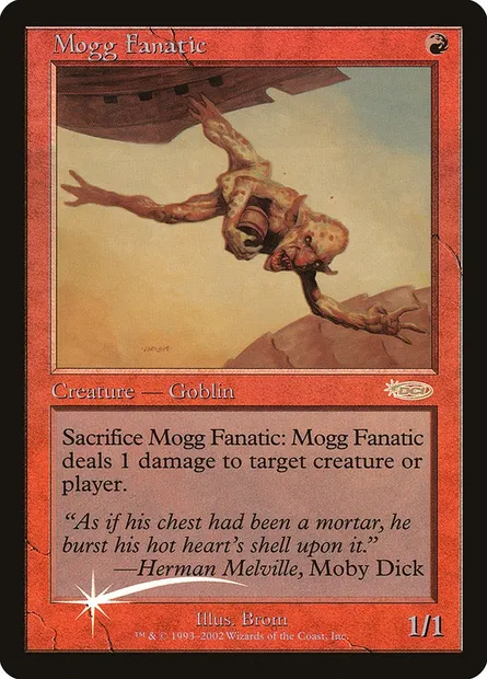 Mogg Fanatic, Magic card F02 11 — Friday Night Magic 2002 set