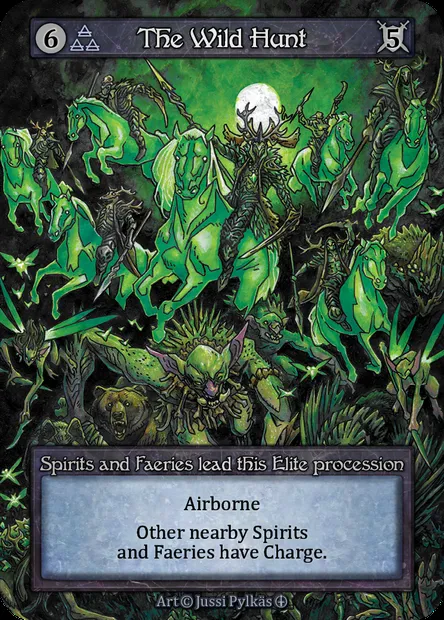 The Wild Hunt, carte Sorcery ATH 103 — extension Arthurian Legends