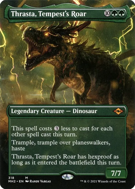 Thrasta, Tempest's Roar, Magic card MH2 318 — Modern Horizons 2 set