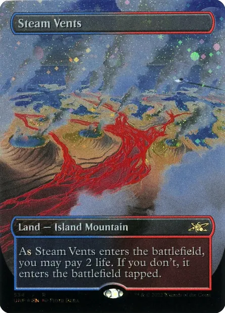 Steam Vents, Magic card UNF 534 — Unfinity set