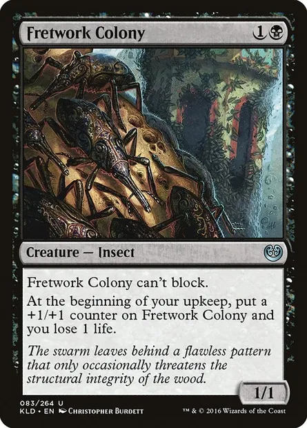 Fretwork Colony, Magic card KLD 83 — Kaladesh set