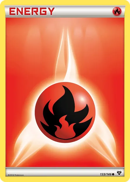 Fire Energy, Pokémon card XY 133 — XY set