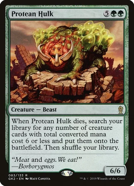 Protean Hulk, Magic card GK2 83 — RNA Guild Kit set
