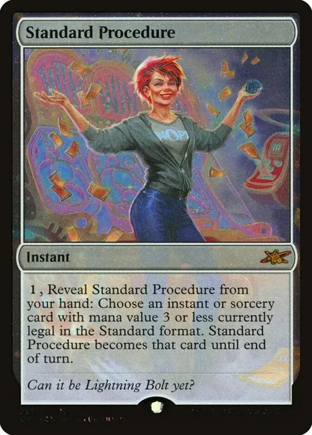Standard Procedure, carte Magic UNF 287 — extension Unfinity