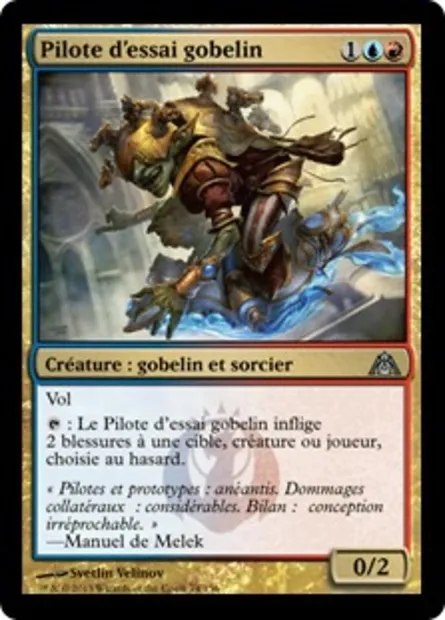 Pilote d'essai gobelin, carte Magic DGM 74 — extension Le labyrinthe du dragon