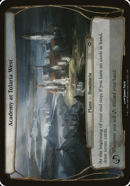 Academy at Tolaria West, Magic card OHOP 1 — Planechase Planes set