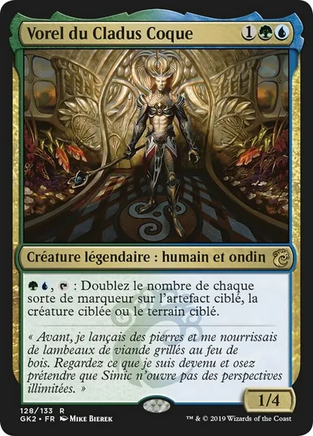 Vorel du Cladus Coque, carte Magic GK2 128 — extension RNA Guild Kit