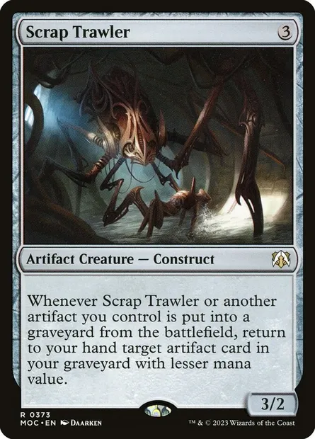 Scrap Trawler, Magic card MOC 373 — March of the Machine Commander set