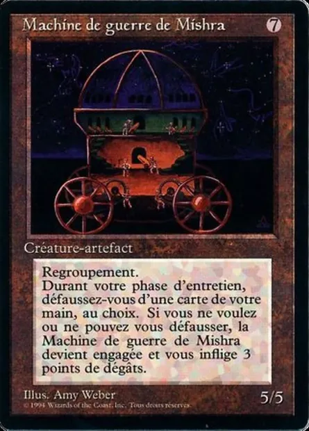 Mishra's War Machine, Magic card FBB 266 — Foreign Black Border set