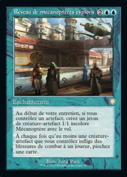 Réseau de mécanoptères espions, carte Magic BRC 97 — extension The Brothers' War Commander