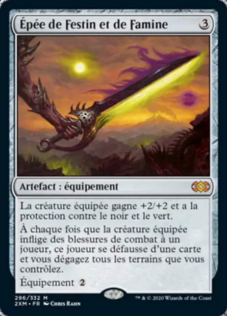 Épée de Festin et de Famine, carte Magic 2XM 296 — extension Double Masters