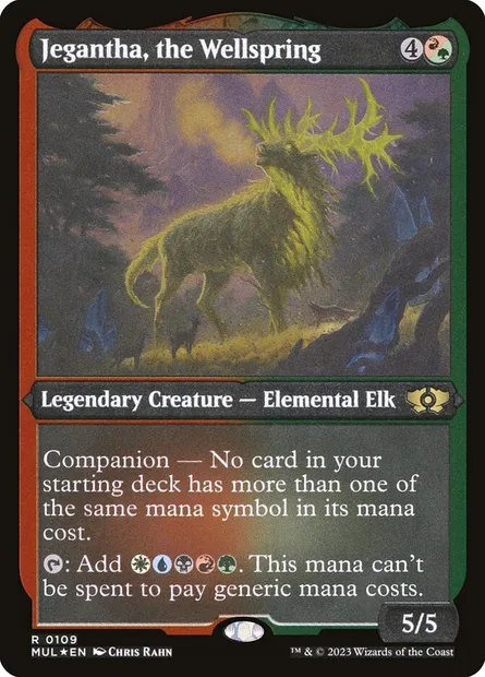 Jegantha, the Wellspring, Magic card MUL 109 — Multiverse Legends set