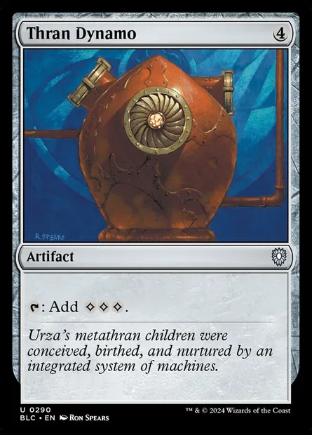 Thran Dynamo, Magic card BLC 290 — Bloomburrow Commander set