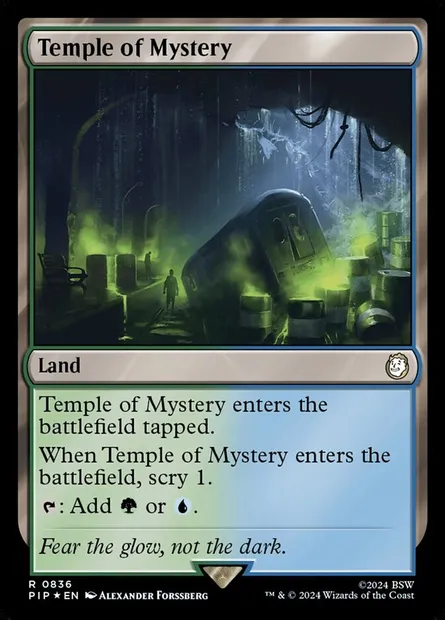 Temple du mystère, carte Magic PIP 836 — extension Fallout