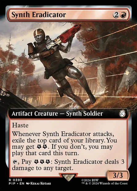 Éradicateur synthétique, carte Magic PIP 393 — extension Fallout