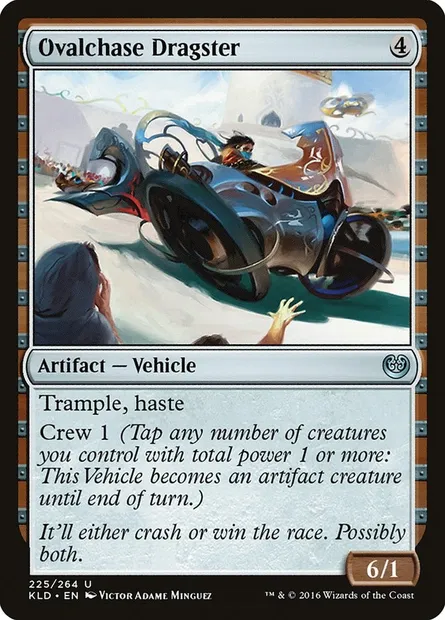Ovalchase Dragster, Magic card KLD 225 — Kaladesh set