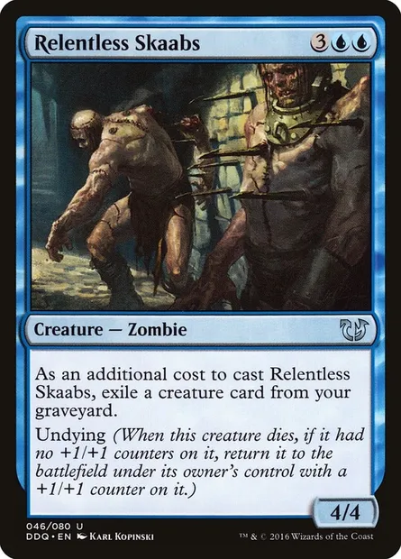 Skaabs implacables, carte Magic DDQ 46 — extension Duel Decks: Blessed vs. Cursed