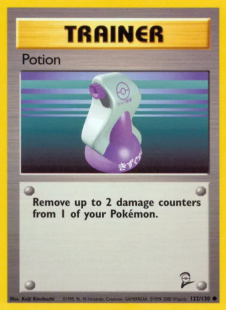 Potion, Pokémon card B2 122 — Base Set 2 set