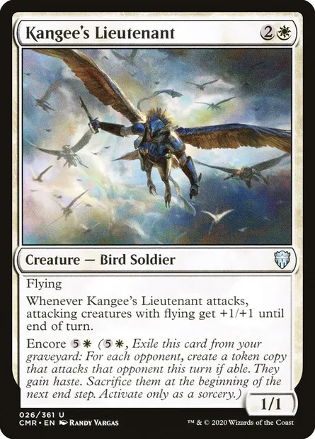 Kangee's Lieutenant, Magic card CMR 26 — Commander Legends set