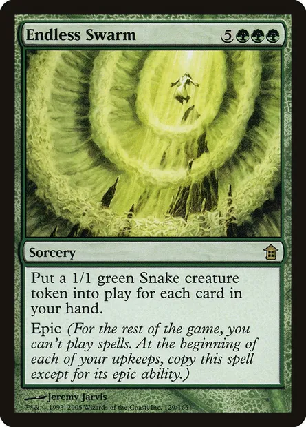 Nuée interminable, carte Magic SOK 129 — extension Libérateurs de Kamigawa