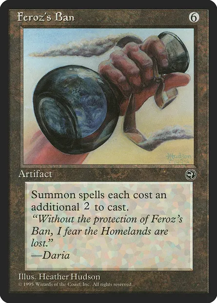 Feroz's Ban, Magic card HML 107 — Homelands set