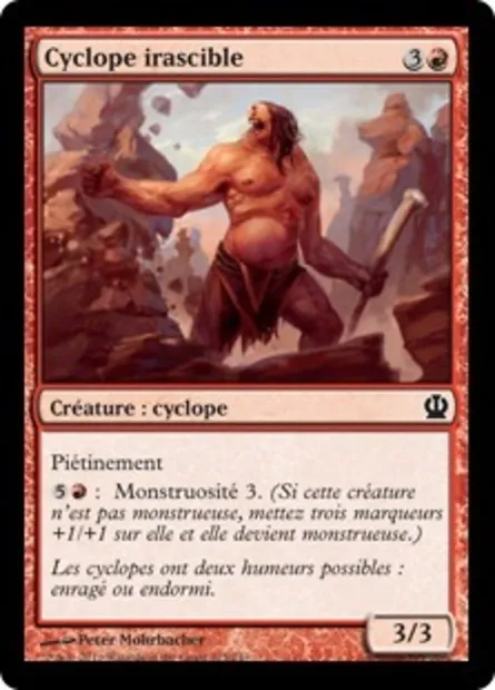 Cyclope irascible, carte Magic THS 125 — extension Theros