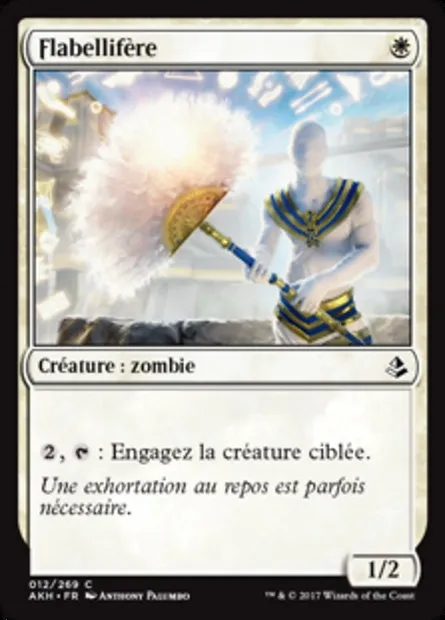 Flabellifère, carte Magic AKH 12 — extension Amonkhet