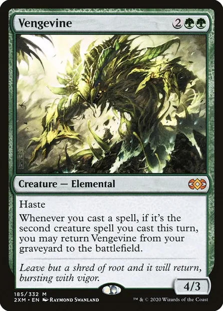 Vengevine, Magic card 2XM 185 — Double Masters set