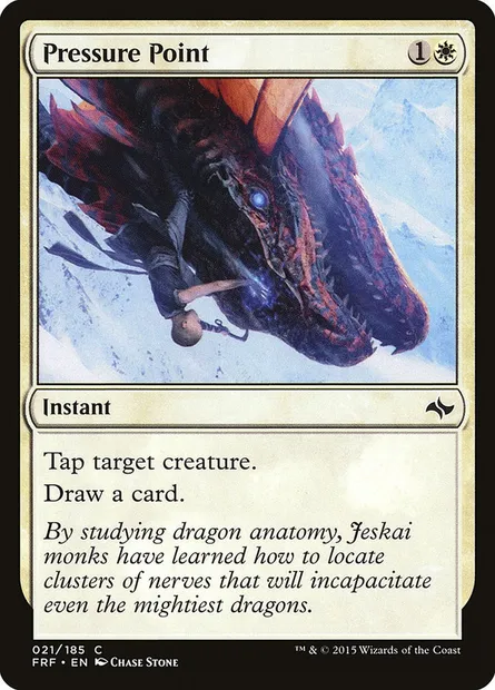 Pressure Point, Magic card FRF 21 — Fate Reforged set