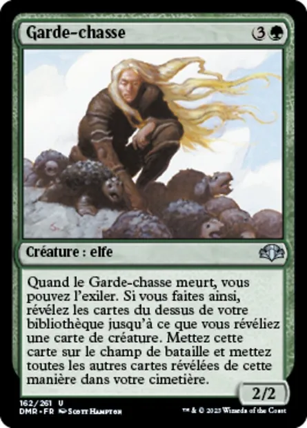 Garde-chasse, carte Magic DMR 162 — extension Dominaria Remastered