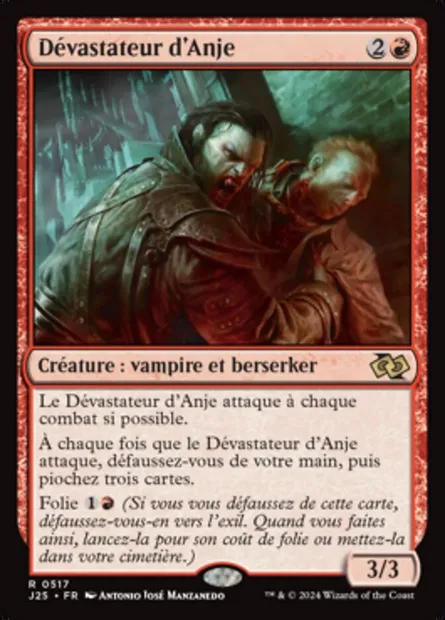 Dévastateur d'Anje, carte Magic J25 517 — extension Foundations Jumpstart