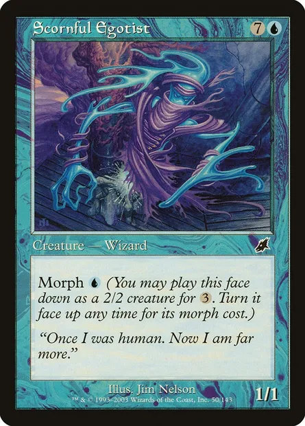 Scornful Egotist, Magic card SCG 50 — Scourge set