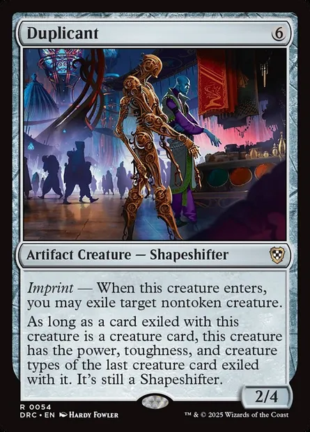 Duplicant, Magic card DRC 54 — Aetherdrift Commander set