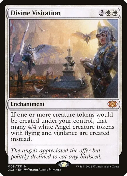 Divine Visitation, Magic card 2X2 8 — Double Masters 2022 set