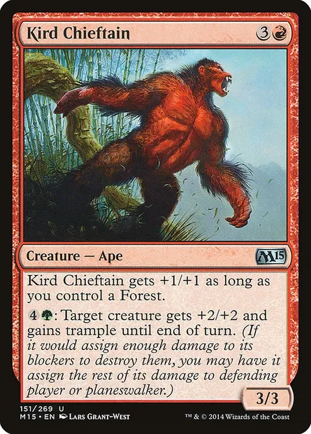 Kird Chieftain, Magic card M15 151 — Magic 2015 set