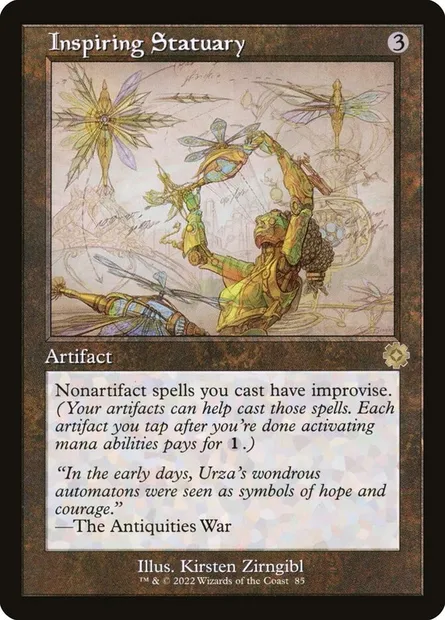 Inspiring Statuary, Magic card BRR 85 — The Brothers' War Retro Artifacts set